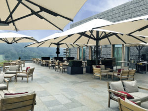 Freiarmschirme Salzgitter, Sonnenschutz Gastronomie, Beschattung Gastronomie, Windschutz Gastronomie, Gastronomie Bestuhlung, Gastronomie Tische